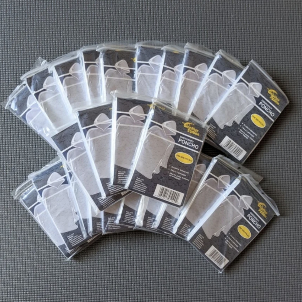 17 x Emergency Ponchos